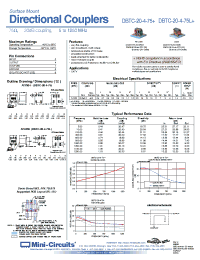 Datasheet DBTC-20-4-75+ производства Mini-Circuits